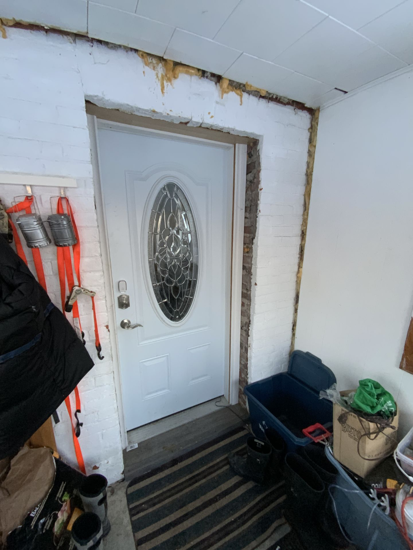 Repair of poor door framing
